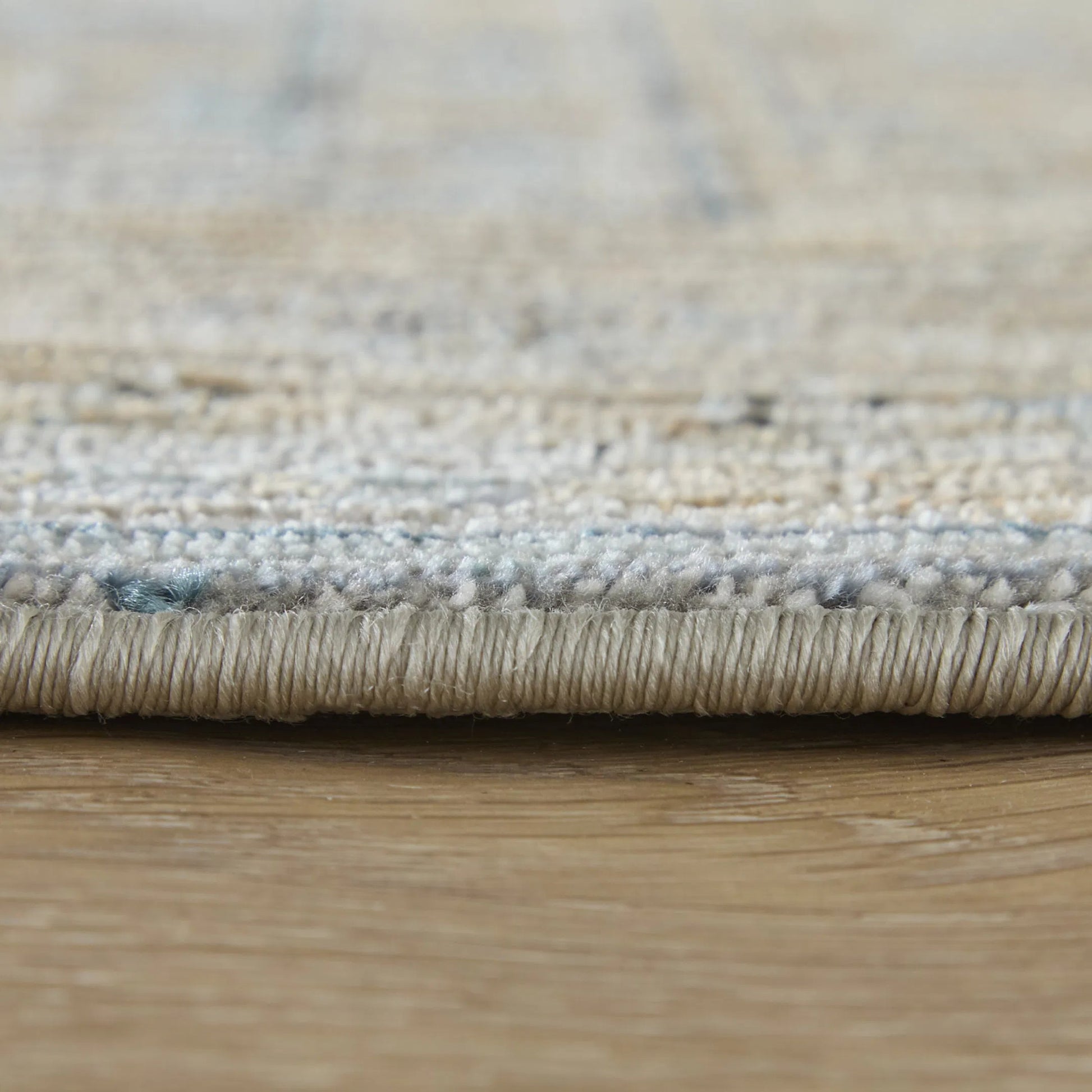 Augustine Traditional Bordered AUG39TZF Rug by Feizy in blue, ivory, tan. Made from polypropylene, polyester in a unique style.