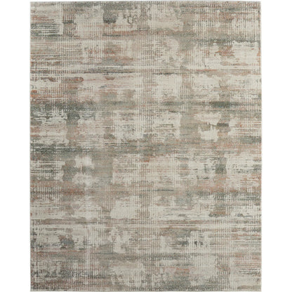 Eden EDN39QWF Rug by Feizy in ivory, gray, green. Made from polypropylene in a unique style.