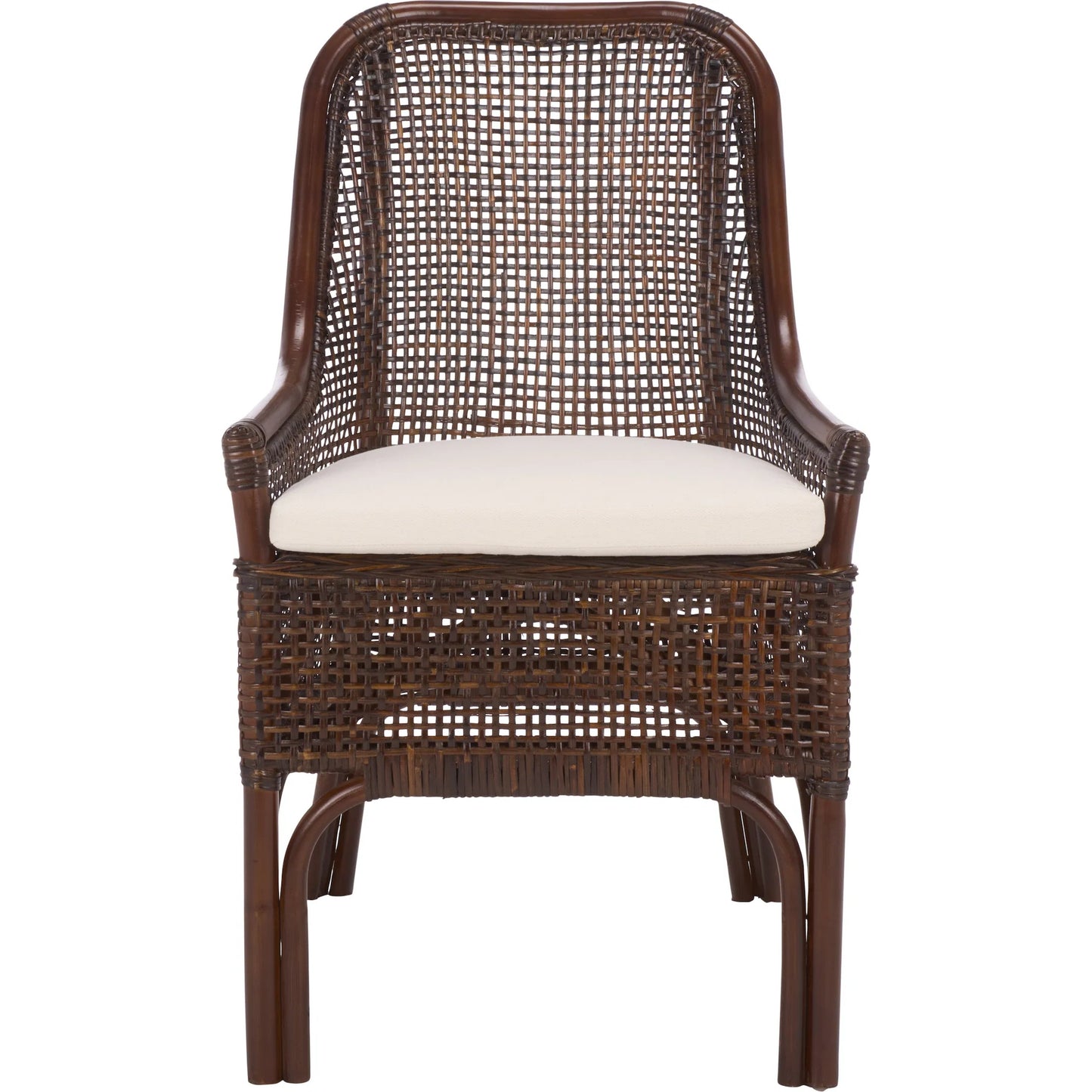 013 SI-2629852 | Additional Silo | Ward Dining Chair with Cushion by HedgeApple Essentials. Made from rattan, 60% cotton, 40% polyester in a unique style.