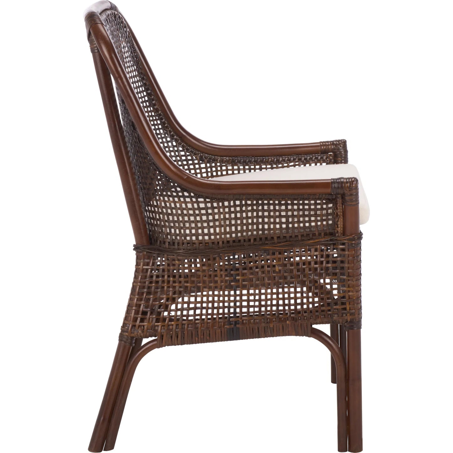015 SI-2629852 | Additional Silo | Ward Dining Chair with Cushion by HedgeApple Essentials. Made from rattan, 60% cotton, 40% polyester in a unique style.