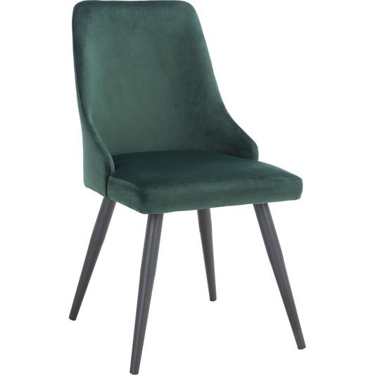 Zoi Dining Chair by Safavieh. Made from plywood, velvet, iron in a modern style.