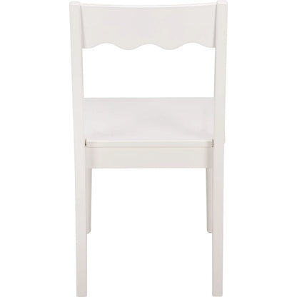 Newark Scallop Dining Chairs (Set of 2) by HedgeApple Essentials. Made from rubberwood in a unique style.