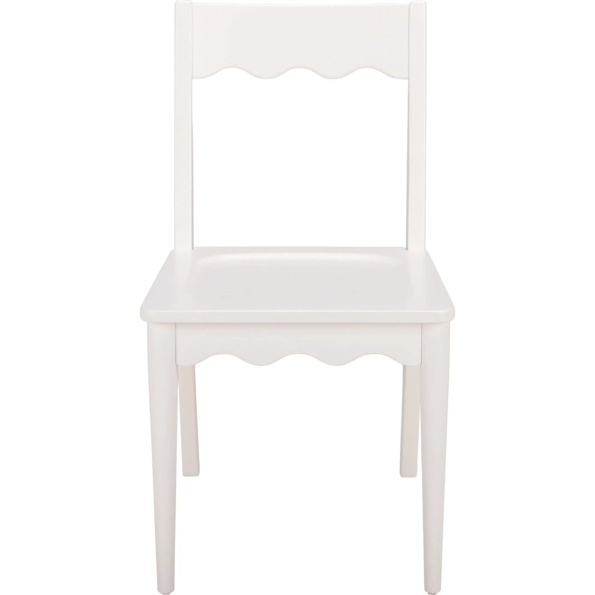 Newark Scallop Dining Chairs (Set of 2) by HedgeApple Essentials. Made from rubberwood in a unique style.
