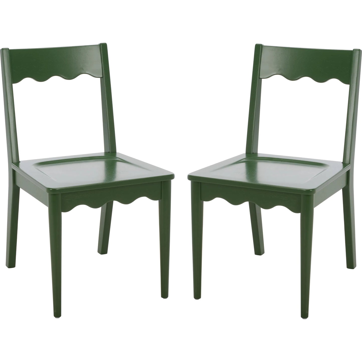 038 SI-2629923 | Additional Silo | Newark Scallop Dining Chairs (Set of 2) by HedgeApple Essentials. Made from rubberwood in a unique style.