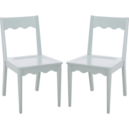Newark Scallop Dining Chairs (Set of 2) by HedgeApple Essentials. Made from rubberwood in a unique style.
