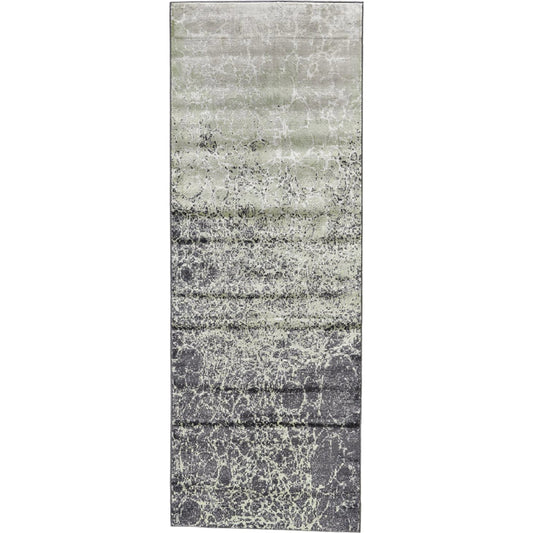 Katari Transitional Rug - 3379F by Feizy in gray, green, ivory. Made from polypropylene in a unique style.