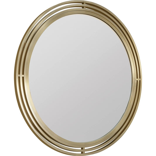 Banyon Bay Round Mirror by Hooker Furniture in golds. Made from unique in a unique style.