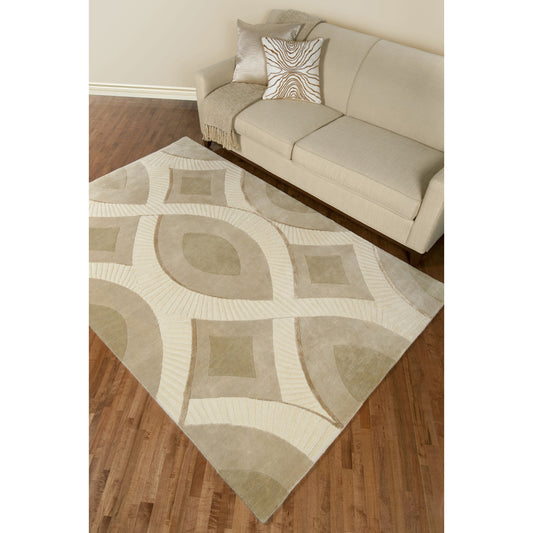 Decadent Rug - 5543 by Surya in tan, ivory, light brown. Made from 100% new zealand wool in a unique style.