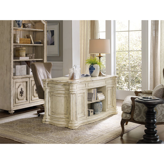 Lynn Executive Chair by Hooker Furniture. Made from leather in a unique style.