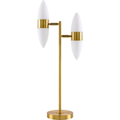 Decize Accent Table Lamp by Livabliss. Made from iron, glass in a unique style.