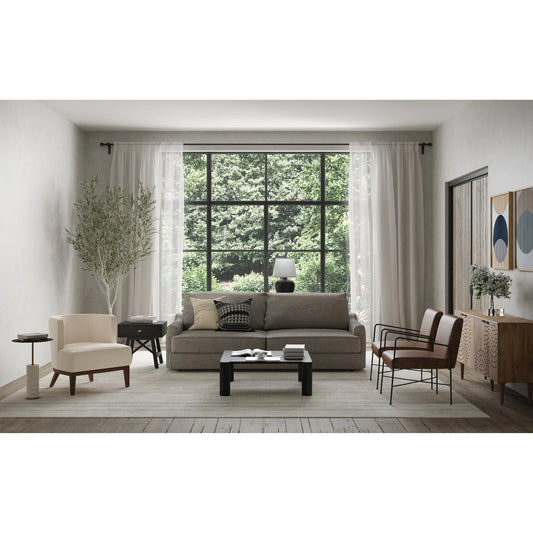 Infinity Sideboard by Moe's Home Collection in gray. Made from solid mango, mdf in a eclectic & global style.