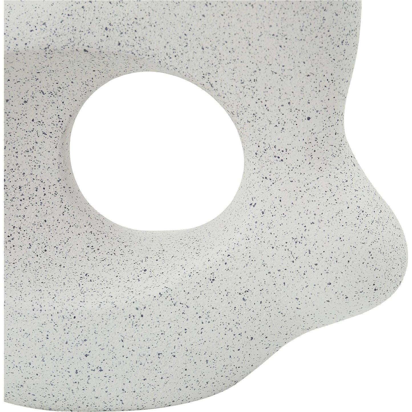 015 SI-1985319 | Closeup | Matter Ecomix Sculpture by Moe's Home Collection in flecked stone. Made from ecomix 100% (ecomix is mixture of recycled paper, natural gum, chalk powder.) in a modern style.