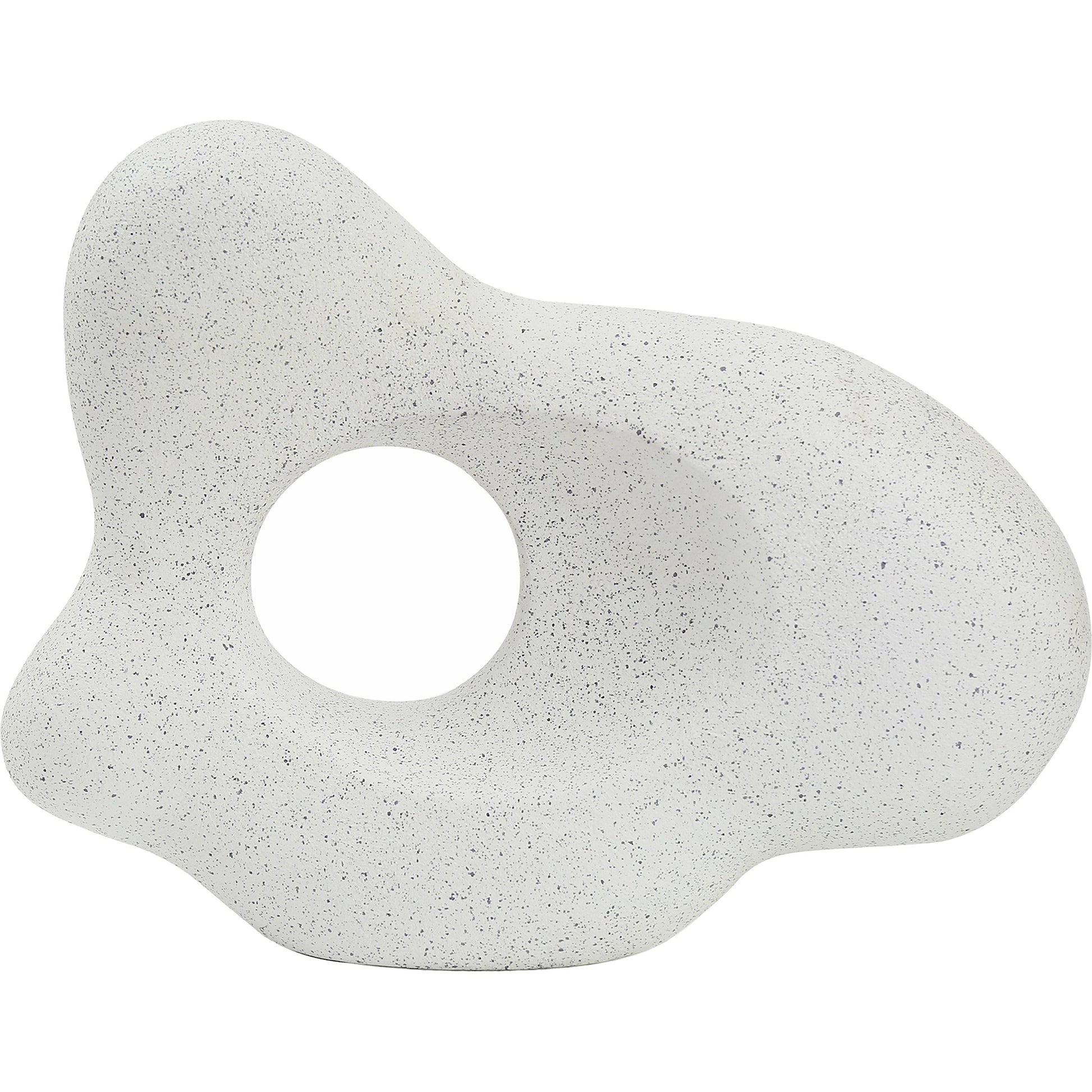 Matter Ecomix Sculpture by Moe's Home Collection in flecked stone. Made from ecomix 100% (ecomix is mixture of recycled paper, natural gum, chalk powder.) in a modern style.