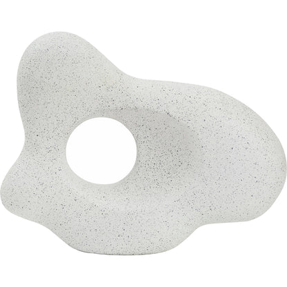 Matter Ecomix Sculpture by Moe's Home Collection in flecked stone. Made from ecomix 100% (ecomix is mixture of recycled paper, natural gum, chalk powder.) in a modern style.