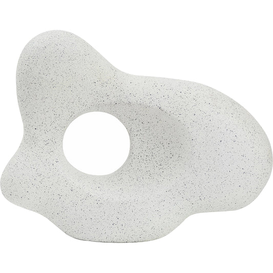 Matter Ecomix Sculpture by Moe's Home Collection in flecked stone. Made from ecomix 100% (ecomix is mixture of recycled paper, natural gum, chalk powder.) in a modern style.