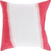 Light Gray, Poppy, Carnation / Down Feather / 18" x 18"