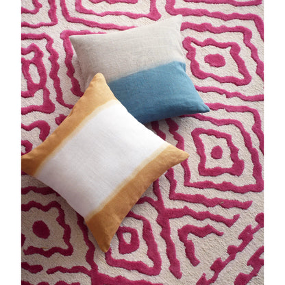 Double Dip Pillow - 29968 by Surya. Made from 100% linen in a modern style.