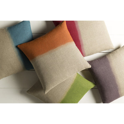 Dip Dyed Pillow - 17981 by Surya. Made from 100% linen in a modern style.
