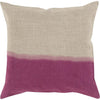 Light Gray, Magenta / Down Feather / 18" x 18"