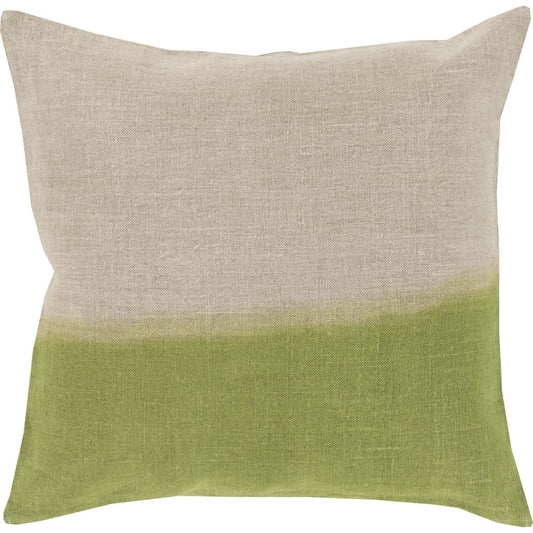 Dip Dyed Pillow - 17981 by Surya. Made from 100% linen in a modern style.