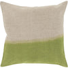Light Gray, Lime / Down Feather / 20" x 20"