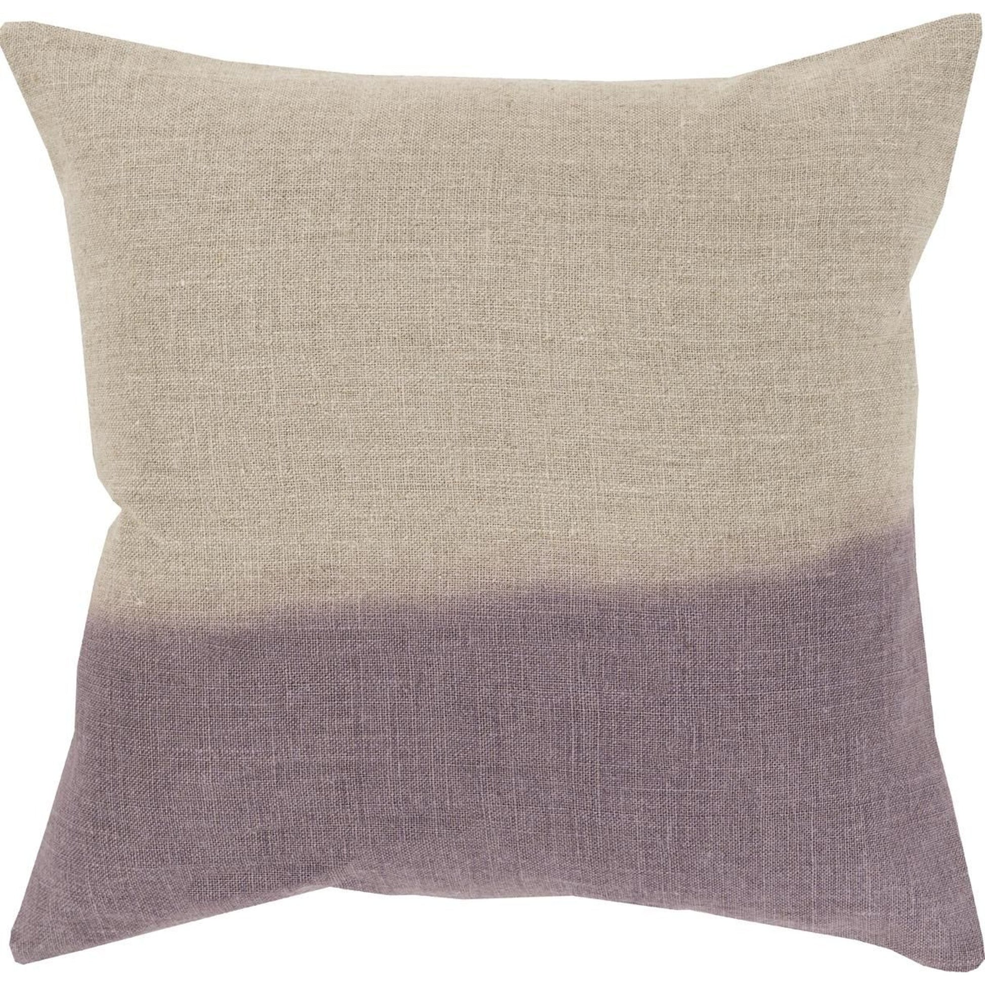 Dip Dyed Pillow - 17981 by Surya. Made from 100% linen in a modern style.