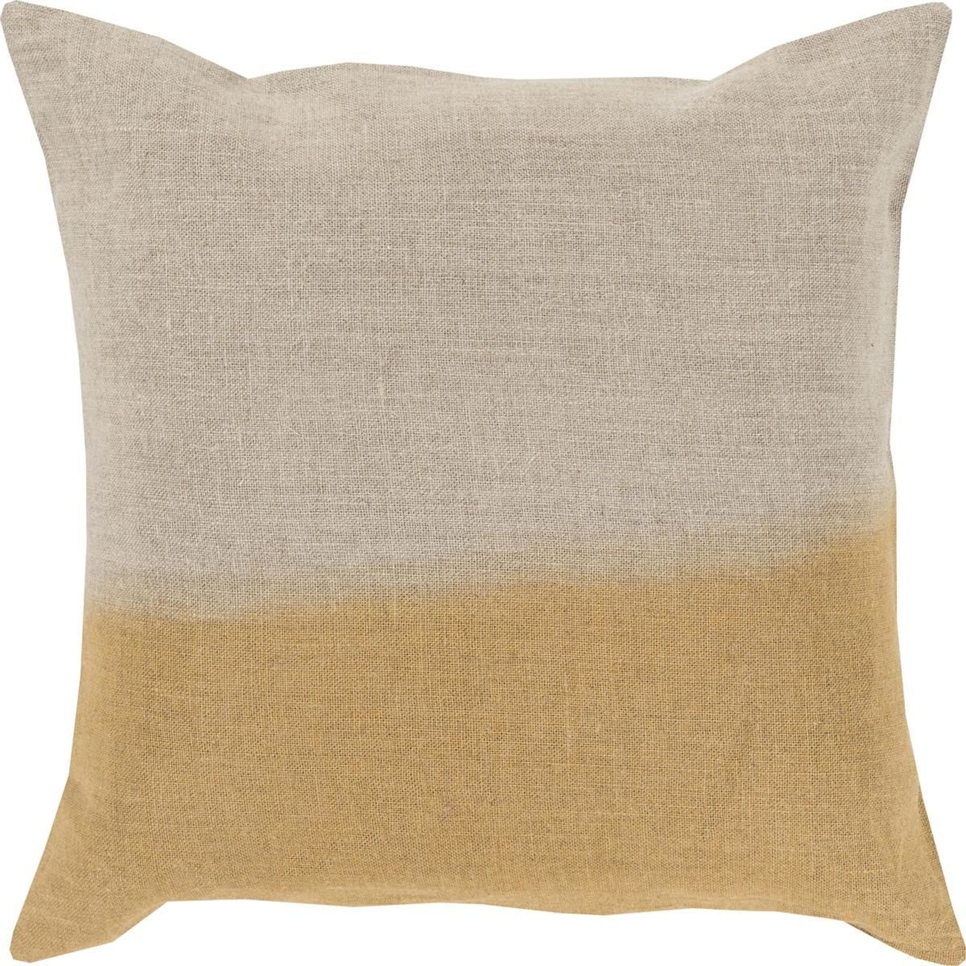 Dip Dyed Pillow - 17981 by Surya. Made from 100% linen in a modern style.