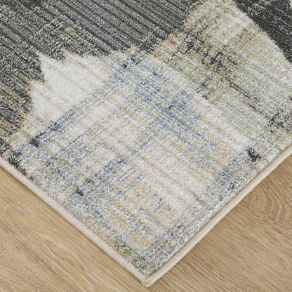 Greenwich GRW39U1F Rug by Feizy in ivory, blue, black. Made from polypropylene, polyester in a unique style.