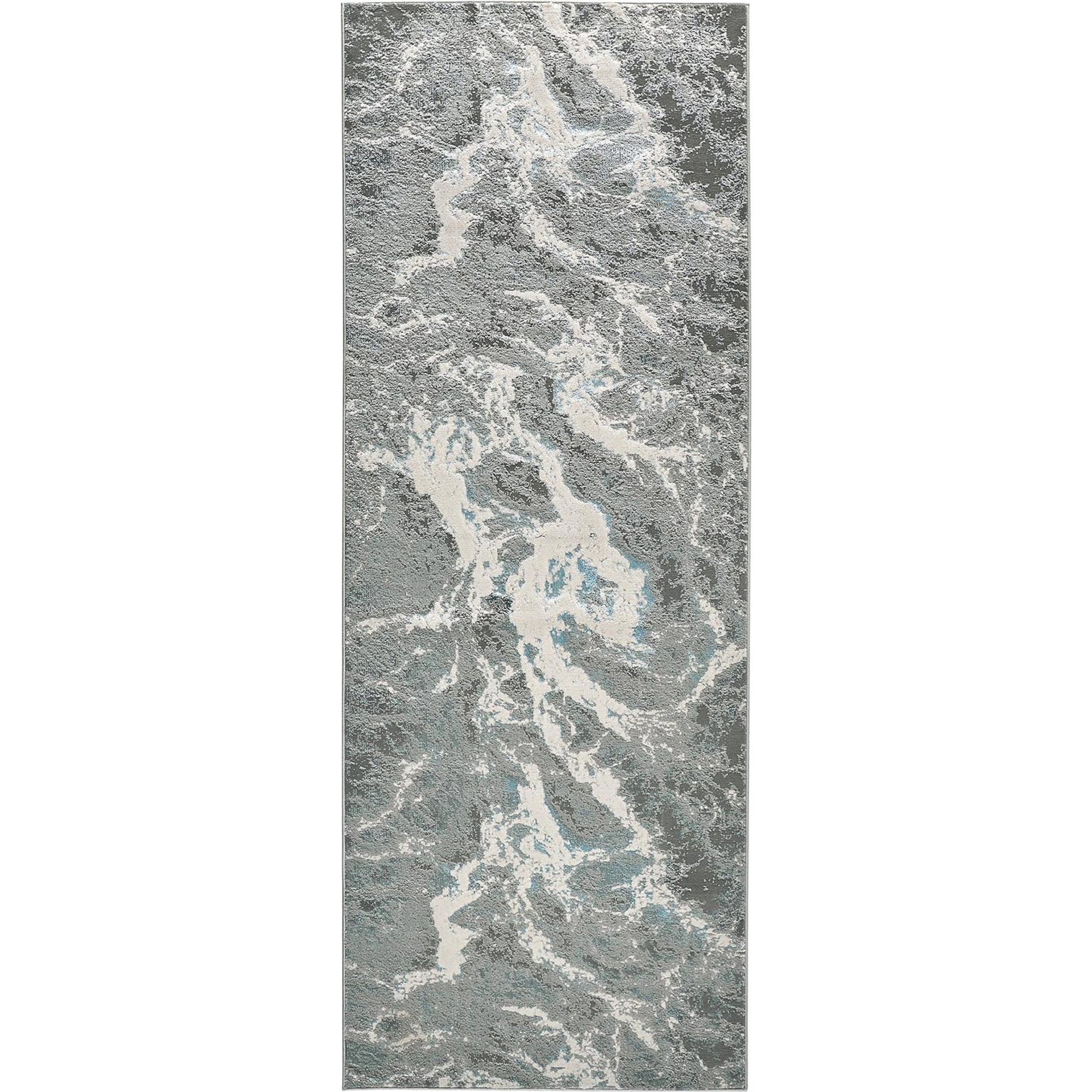 Azure Rug - 3539F by Feizy in silver, gray, ivory. Made from polyester, polypropylene in a unique style.