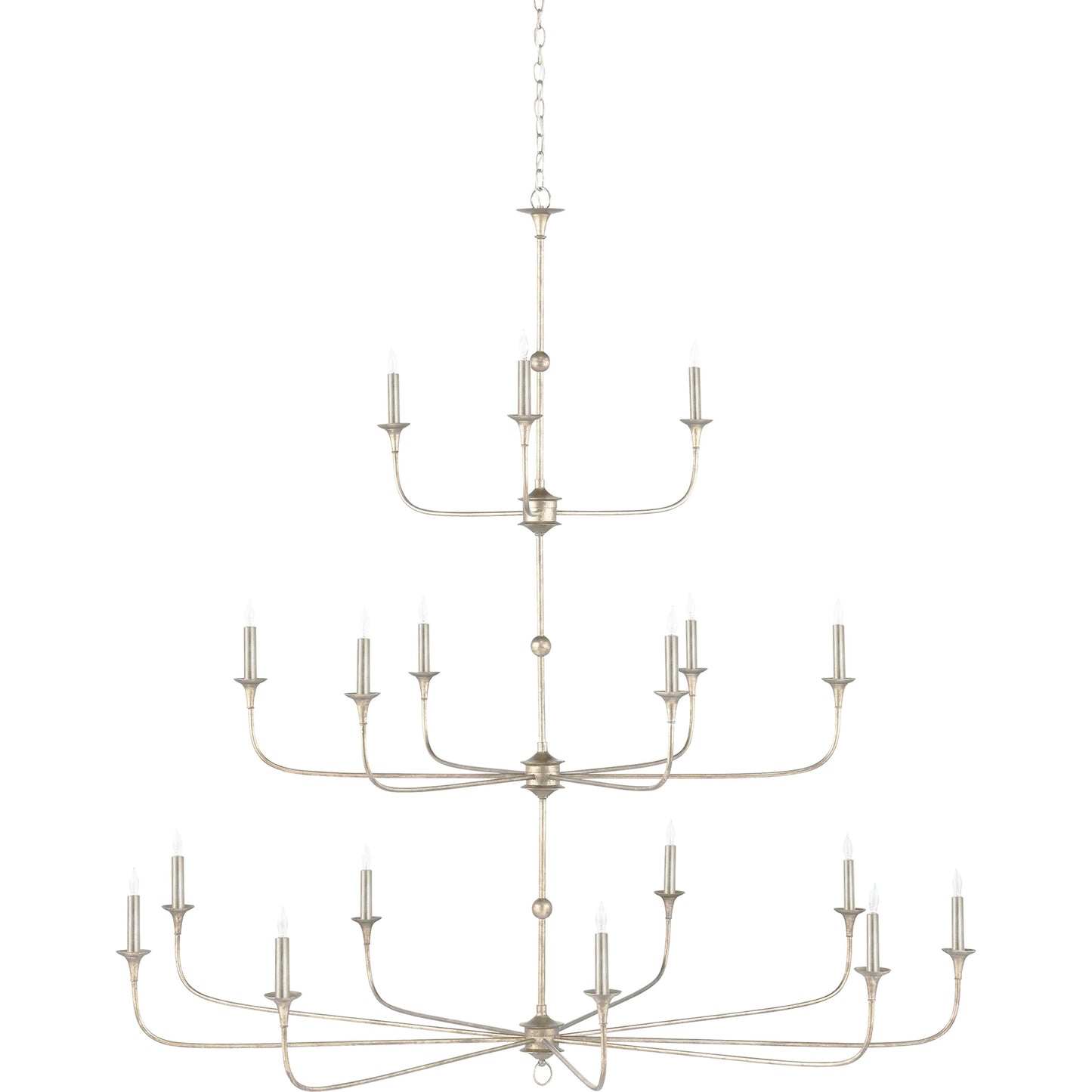 009 SI-2387113 | Additional Silo | Nottaway Grande Chandelier by Currey and Company. Made from wrought iron in a traditional style.
