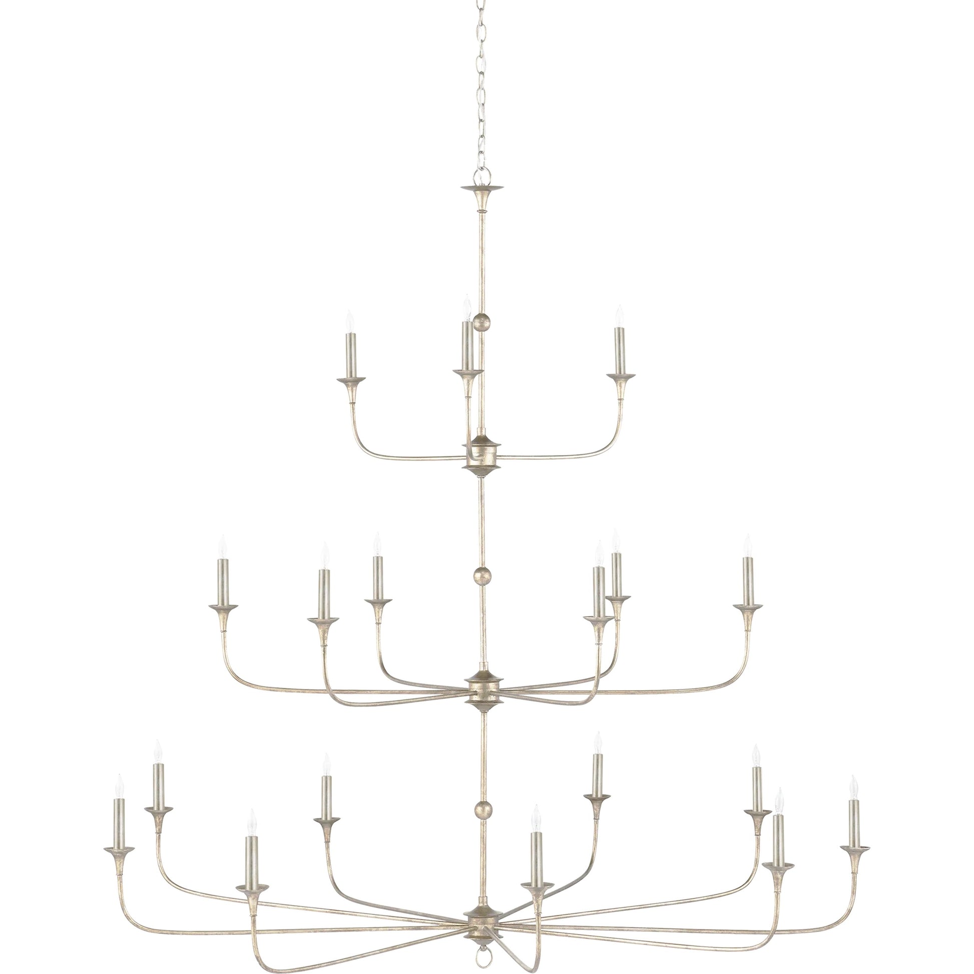 Nottaway Grande Chandelier by Currey and Company. Made from wrought iron in a traditional style.