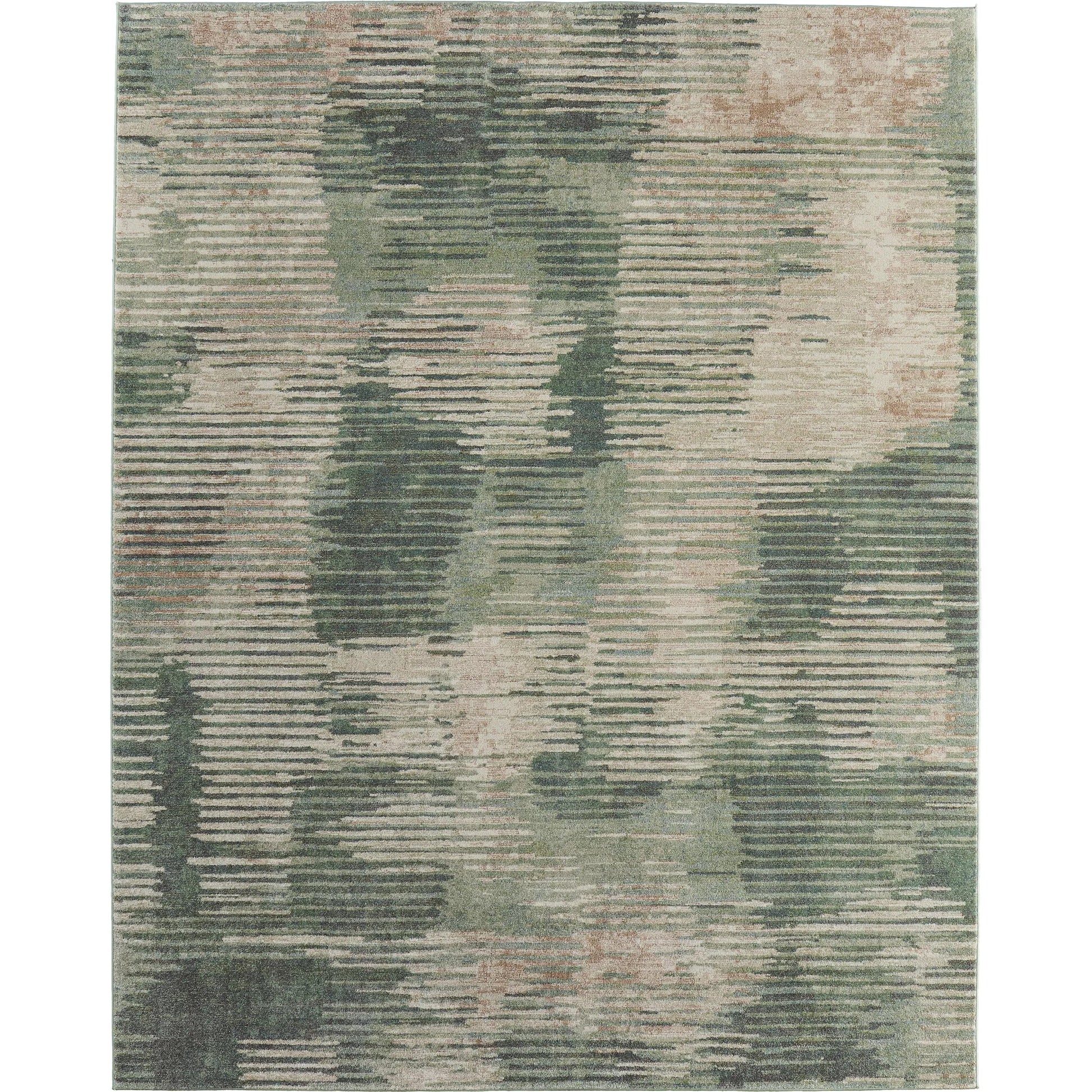 Eden EDN39QYF Rug by Feizy in green, ivory, brown. Made from polypropylene in a unique style.