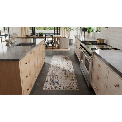 Sonora Rug - SNR39NVF by Feizy in ivory, green, blue. Made from polypropylene, polyester, viscose in a unique style.