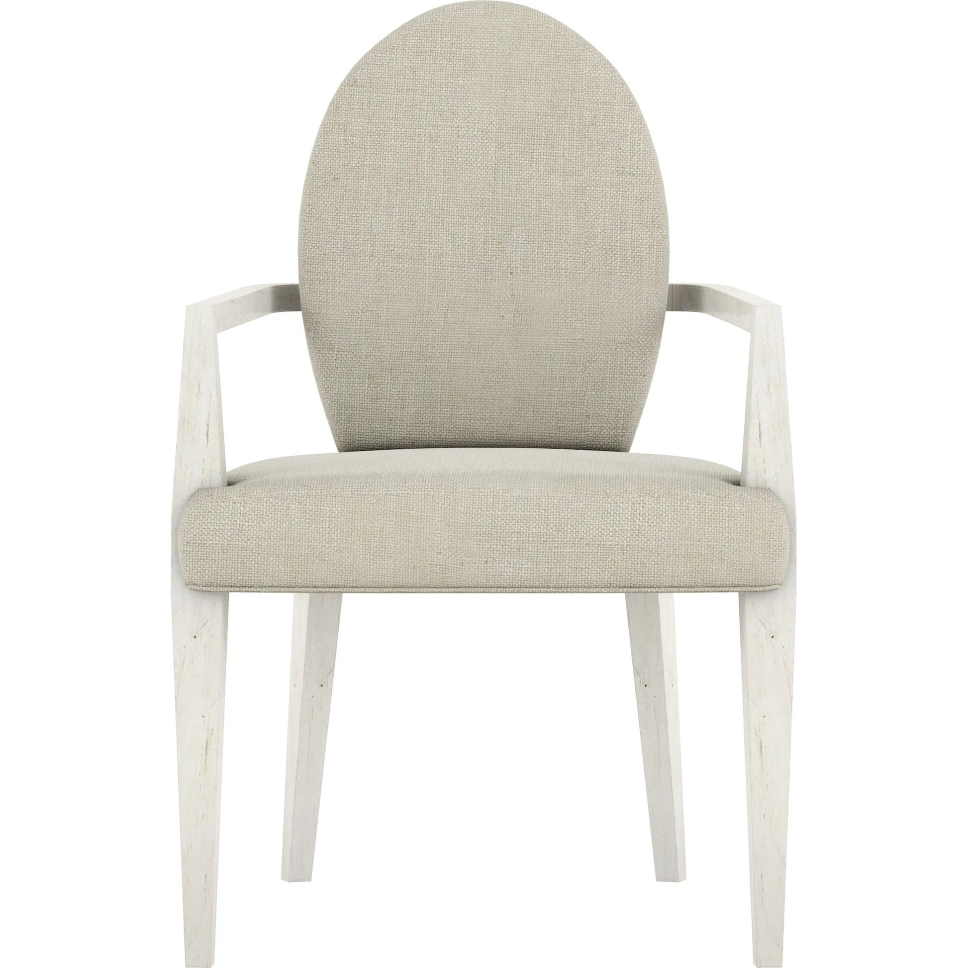 Ashlar Upholstered Arm Chair (Set of 2) by A.R.T. Furniture in beige and bisque. Made from parawood solids, birch veneers, foam, fabric in a transitional style.