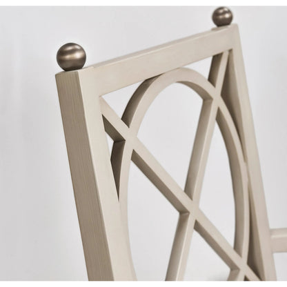 Orion Arm Chair (Set of 2) by Jonathan Charles in london mist. Made from acacia in a transitional style.