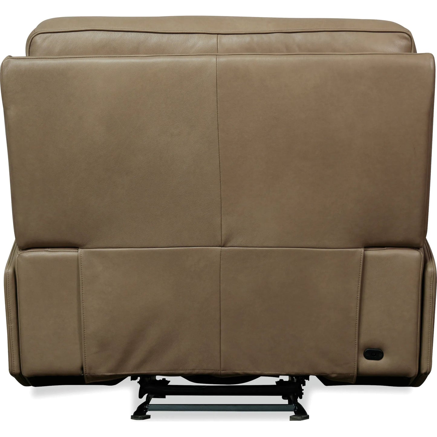 002 SI-2458640 | Additional Silo | Riverton Power Gliding Recliner with Power Headrest and Lumbar by Hooker Furniture in dante sandhills. Made from leather in a traditional style.