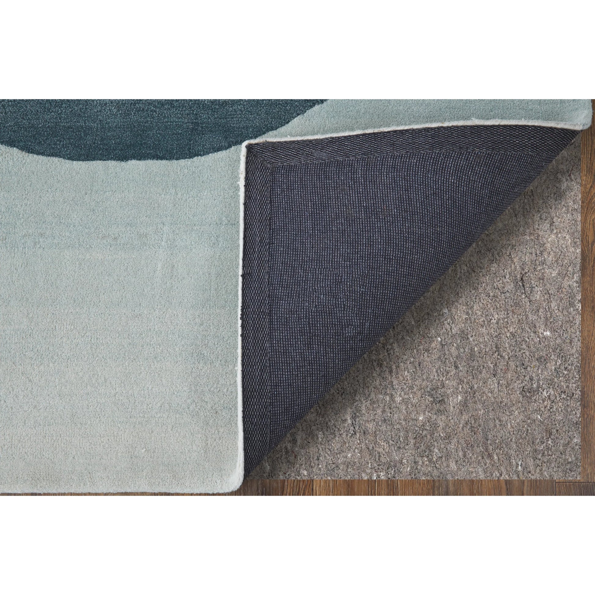 Katya Geometric Rug - KTY8991F by Feizy in blue, white. Made from wool in a unique style.