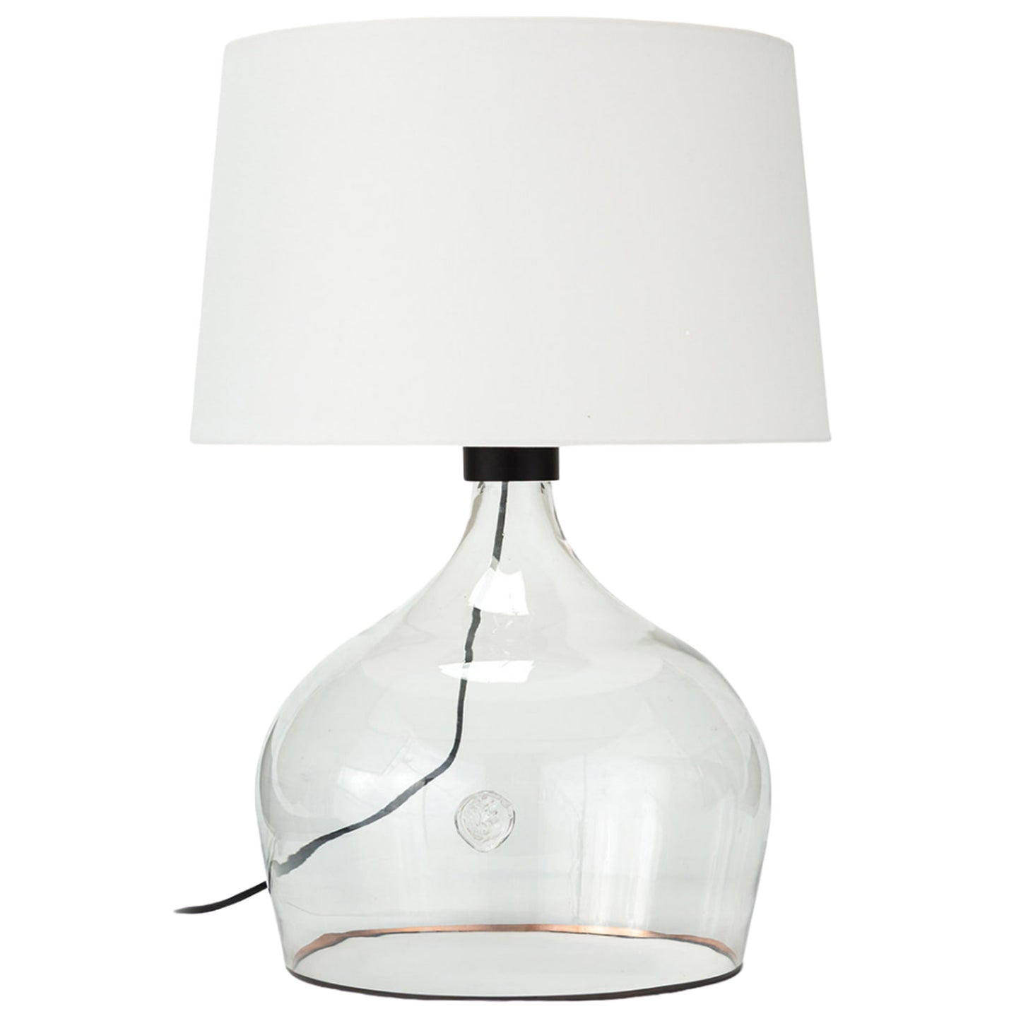 001 SR-833958 | Primary Silo | Demi John Table Lamp by Regina Andrew in clear. Made from glass in a coastal style.