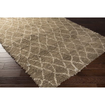 Denali DEN-5001 Rug by Surya in taupe, ivory. Made from 100% wool in a unique style.