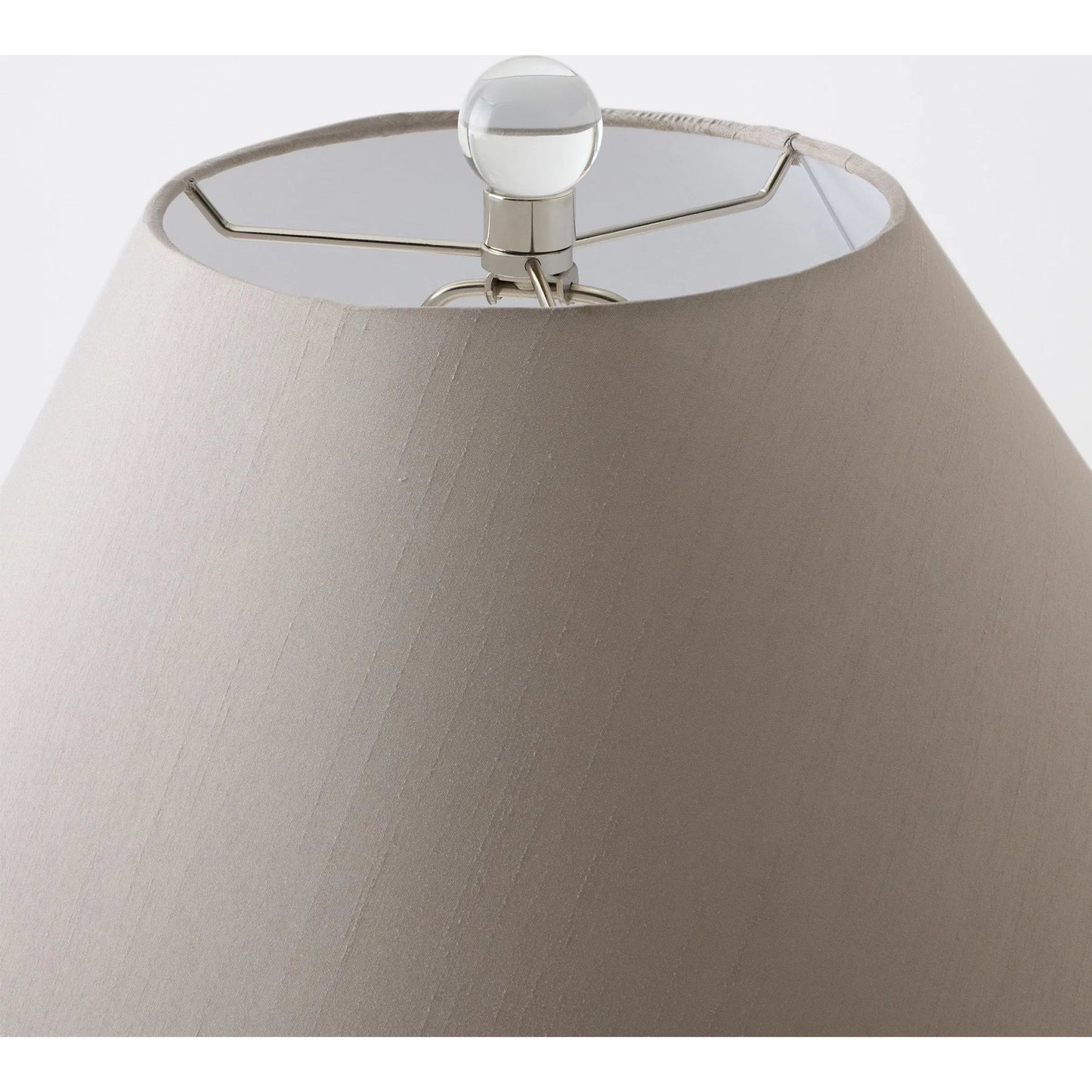 002 SI-2523953 | Closeup | Abalone Shell Scaled Lamp by Global Views in gray. Made from crystal, metal in a modern style.