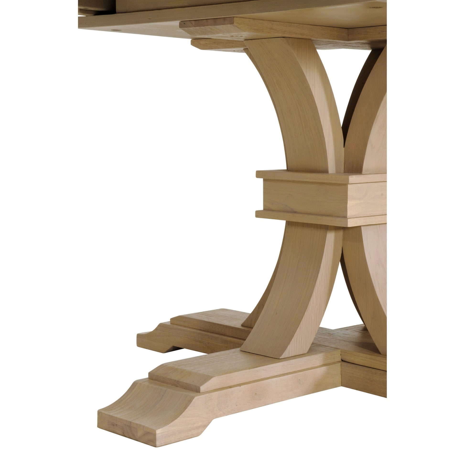 Devon Dining Table by Essentials For Living in natural gray. Made from solid acacia, acacia veneer in a cottage & farmhouse style.