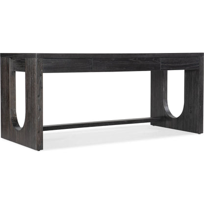 Commerce & Market Writing Desk by Hooker Furniture in black. Made from mindi veneers in a modern style.