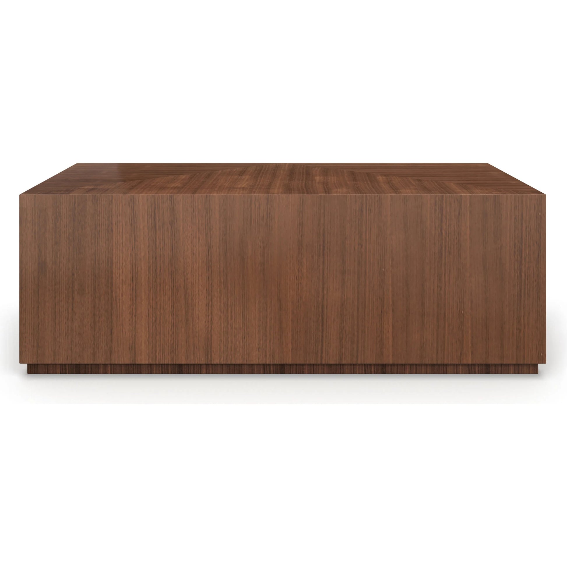 Bello Rectangle Cocktail Table by Caracole in retro walnut. Made from unique in a transitional style.