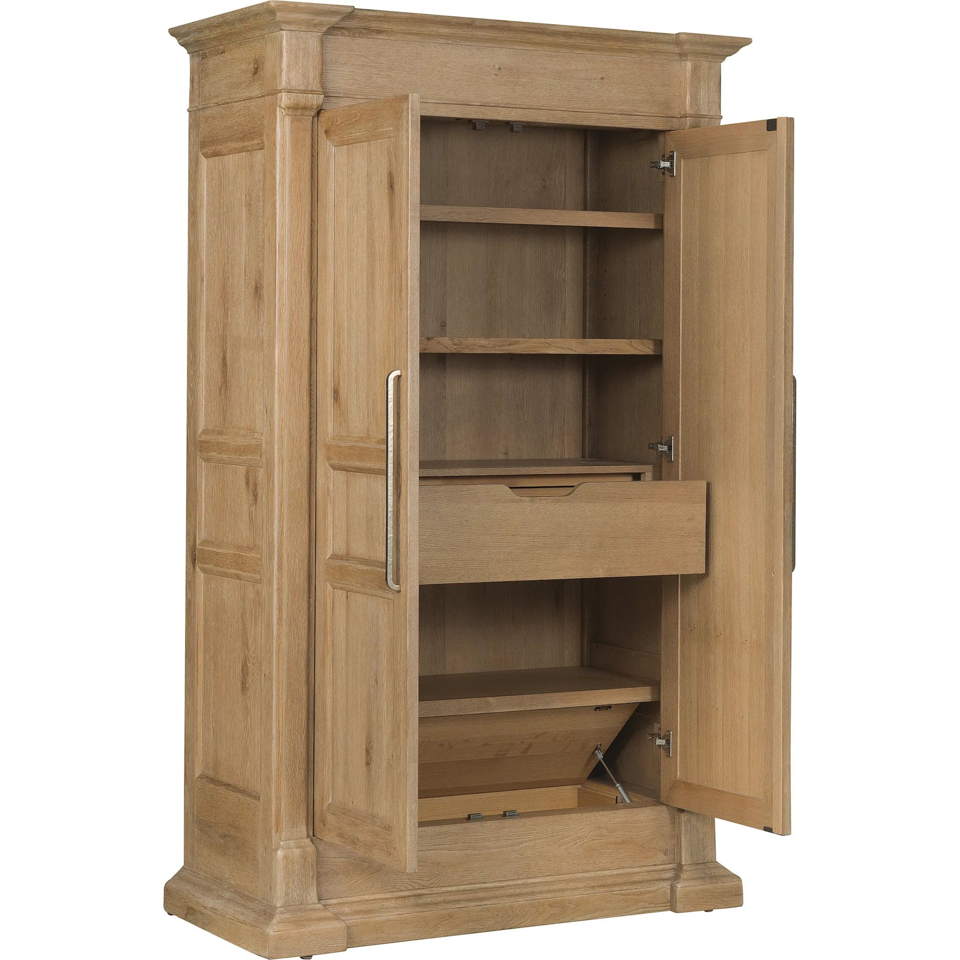 Driftwood Wardrobe by Hooker Furniture. Made from unique in a transitional style.