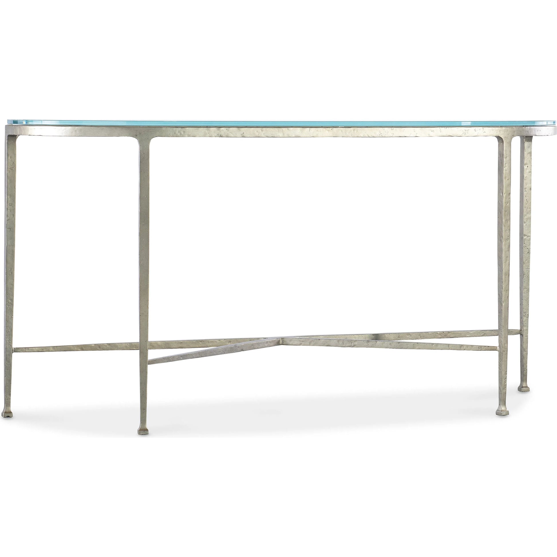 Cora Glass Top Console Table by Hooker Furniture in champagne. Made from unique in a modern style.