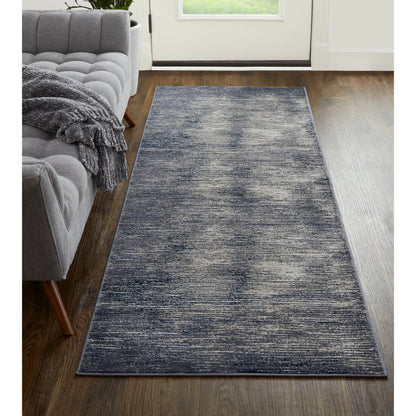 Indio Gradient & Rug - 39GXF by Feizy in blue, gray, ivory. Made from unique in a unique style.
