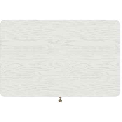 Haven Open Nightstand by A.R.T. Furniture in warm white. Made from parawood solids, oak veneer in a transitional style.
