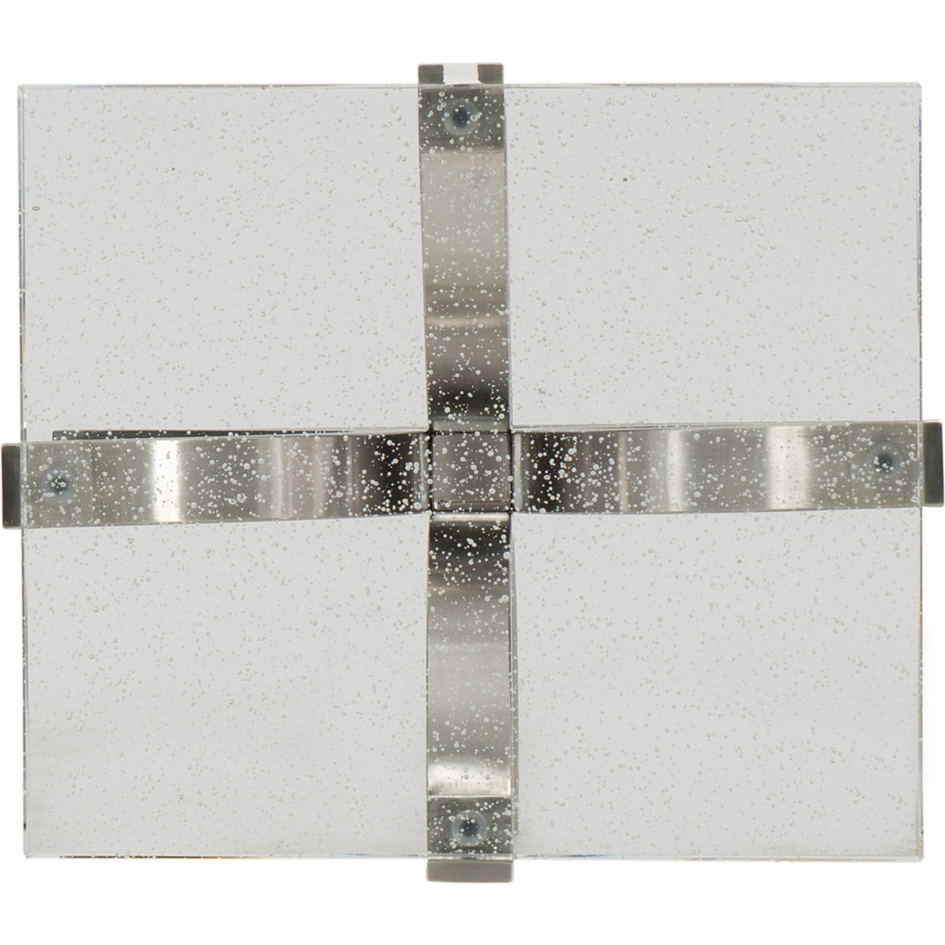 Bubble  Accent Table by Hooker Furniture in chrome. Made from bubble glass, stainless steel in a modern style.