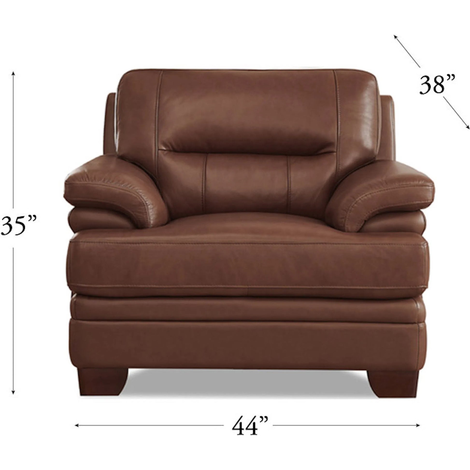 Luxor Chair by Hydeline in black. Made from leather in a modern style.