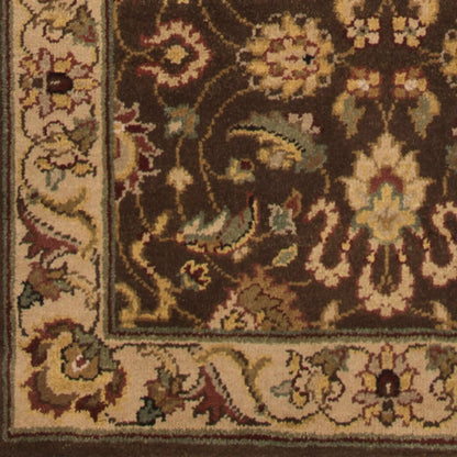 DIN-1590 Rug by Surya in tan, off-white, dark brown, light brown. Made from 100% wool in a unique style.